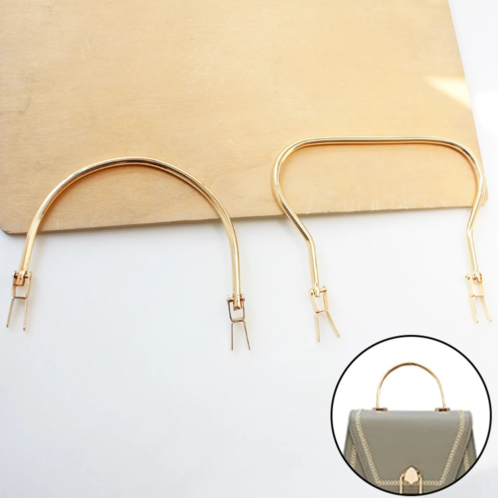 New Metal Bag Handles Bag Frame For Purse Handbag Handles DIY Replacement Bag Accessories Handcrafted For Women Handbag Hardware