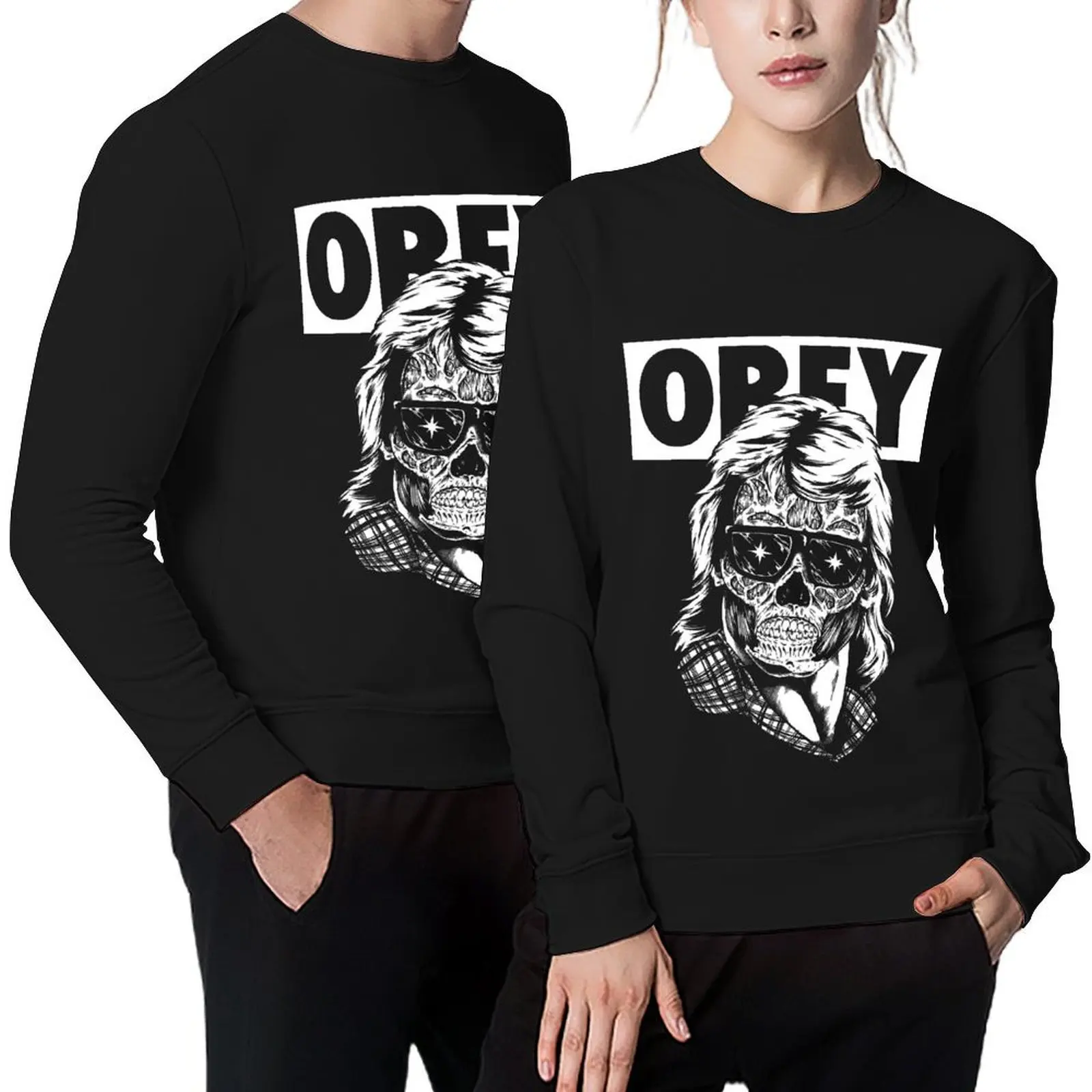 

They Live We Sleep 2 Pullover korean autumn clothes men's sweat-shirt set tracksuits aesthetic clothing winter man sweatshirt