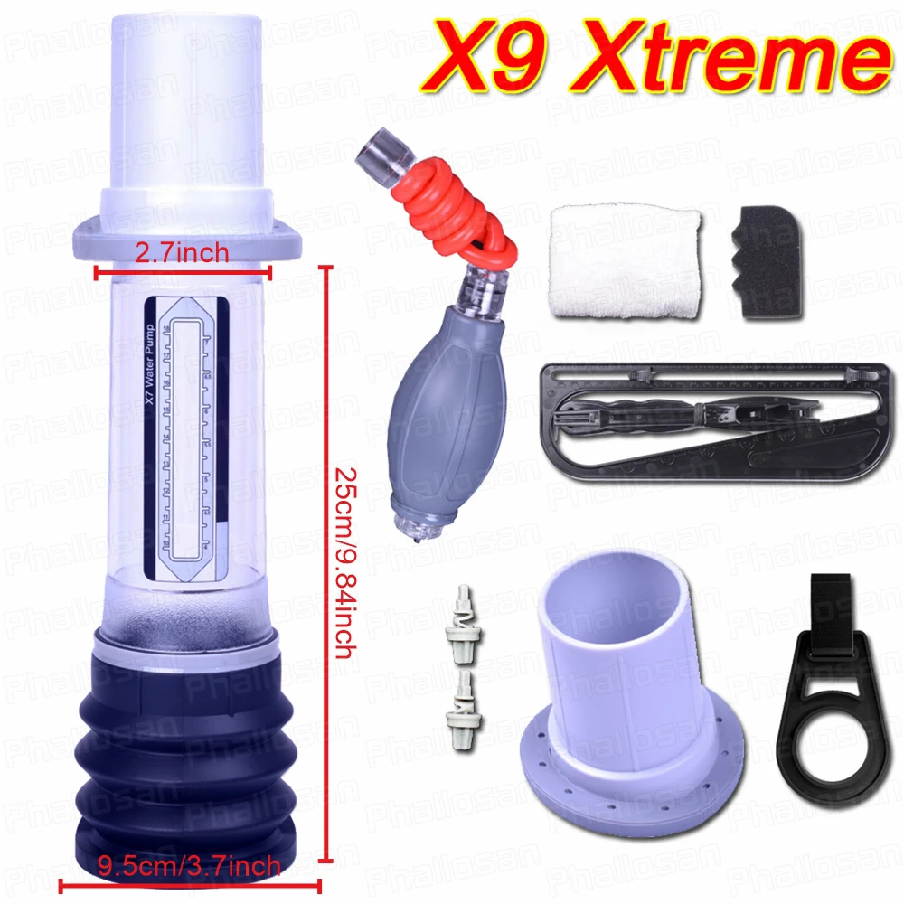 Male Spa Penis Enlargement Pump Physical Penis Pump Cock Extender Pump Dick Trainer Water Vacuum Pump For Men Glans Sex Toys