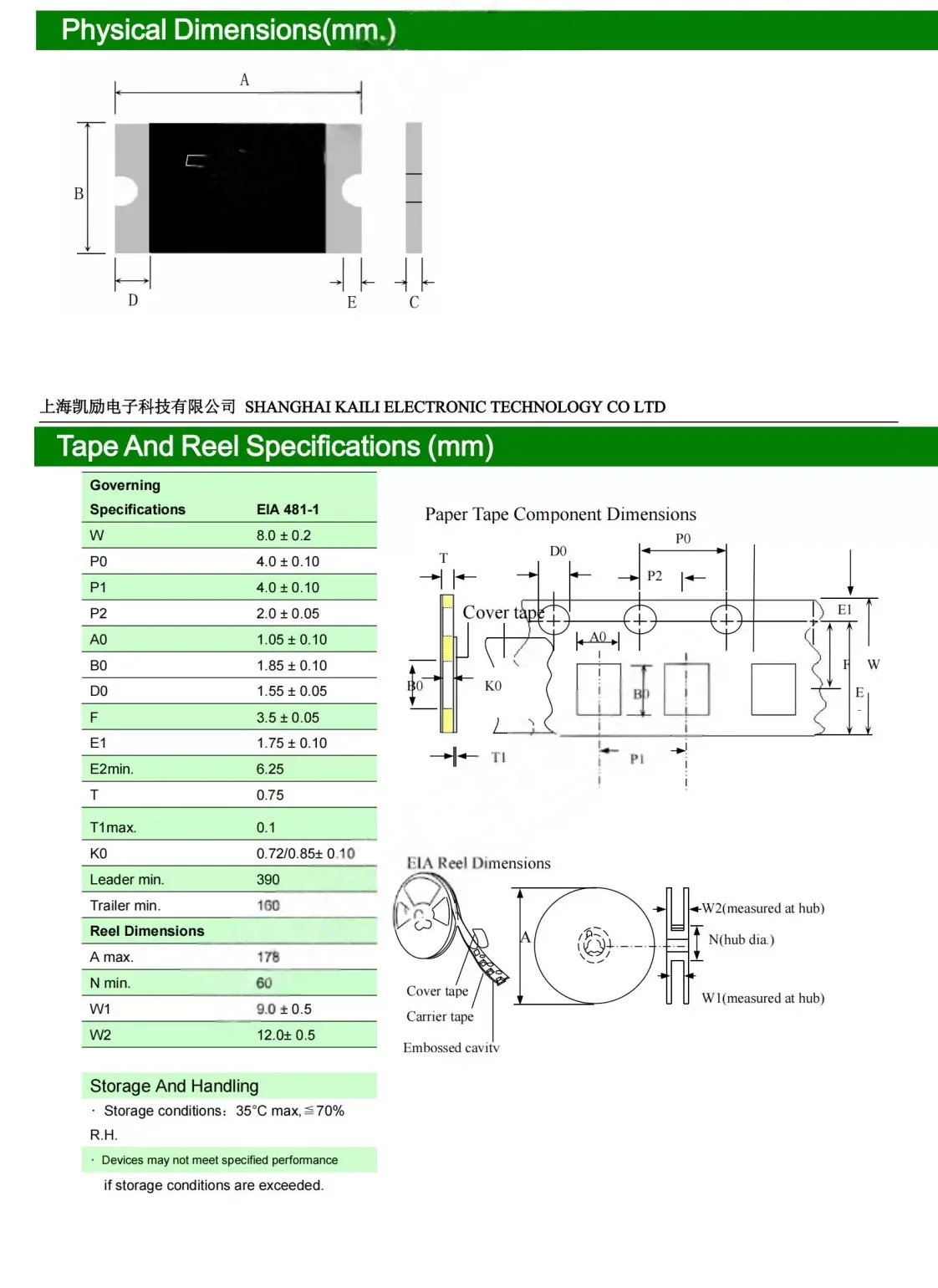 10 Stück 0603 0805 1206 1210 1812 SMD Self-Recovery-Sicherung 0,1 A 0,2 A 0,5 A1 A2A4A5 A 500 mA 6 V 12 V 16 V 24 V – Detail 2