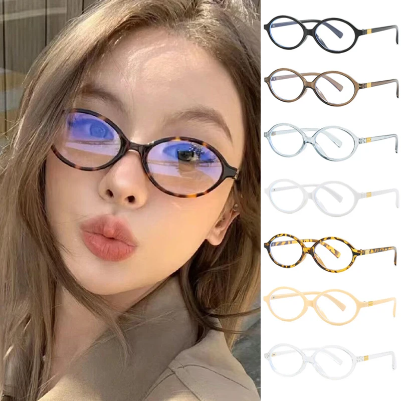 여성용 Y2k 타원형 프레임 안경, 여성 인스, 스위트 쿨 아이웨어 트렌드 브랜드, 컴퓨터 노 메이크업, 안티 블루 라이트 안경, 패션 여성용 Y2k 타원형 프레임 안경, 여성 인스, 스위트 쿨 아이웨어 트렌드 브랜드, 컴퓨터 노 메이크업, 안티 블루 라이트 안경, 패션