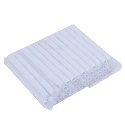 50pcs White Liquid Chalk Whiteboard Pen Creative Mirror Glass LED Fluorescent Plate Light Office Stationery Marking Pen Erasable