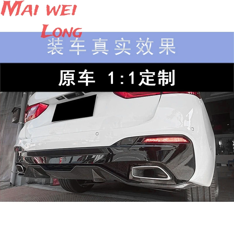 G30 G31 G38 Carbon Fiber Rear Bumpet Lip Diffuser Spoiler For BMW G30 G31 G38 M Tech M Sport 2017 2018 2019 2020 2021 MP Style