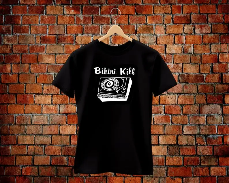 

Bikini Kill Tee + 5 Stickers + Pin