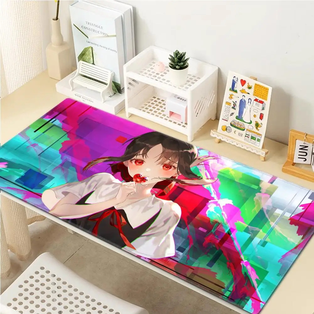 K-Kaguya Sama love is war Shinomiya Mouse Pad Mouse Pad Gaming Mousepad Speed Desk Mat Laptop Gaming Mats For Office Carpet Desk