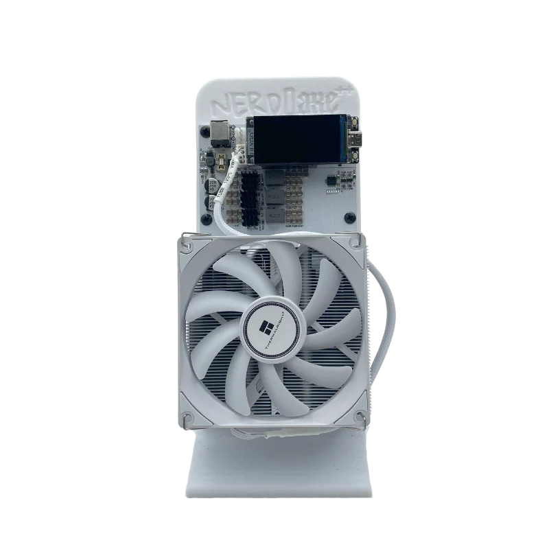 

Bitaxe NerdQaxe 4.8 75W ASIC Miner BTC Miner Open-Source New Fans Bitaxe NerdQaxe 4.8T
