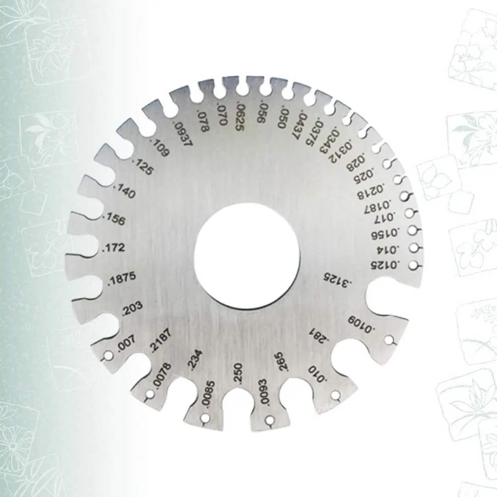 

Stainless Steel 0-36 High Precision Sheet Metal Gauge Weld Inspection Tool Metal Thickness Portable Measurement Silver Anti-Rust