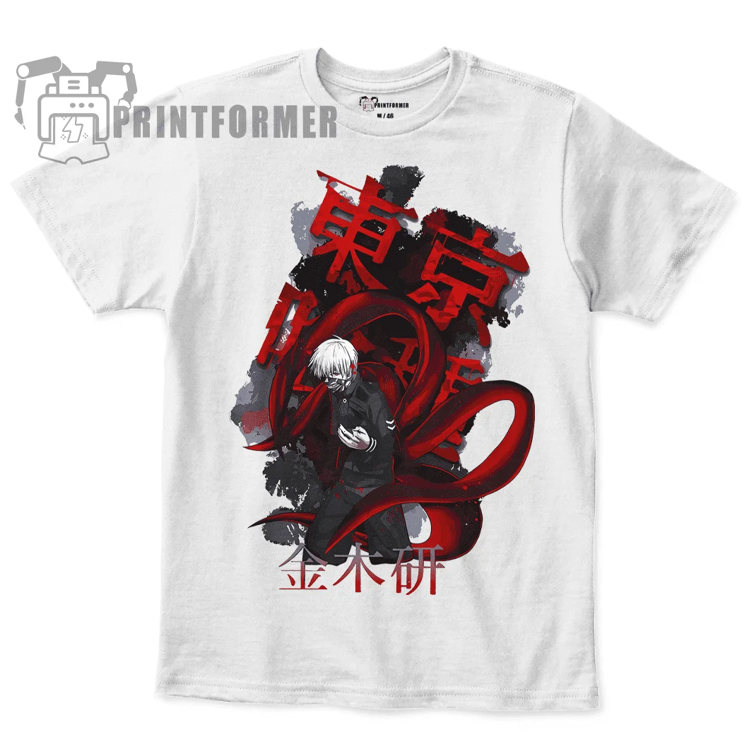 

Tokyo Ghoul T-Shirt Ken Kaneki T-Shirt Japanaise Horror Manga Anime Gift Shirt5