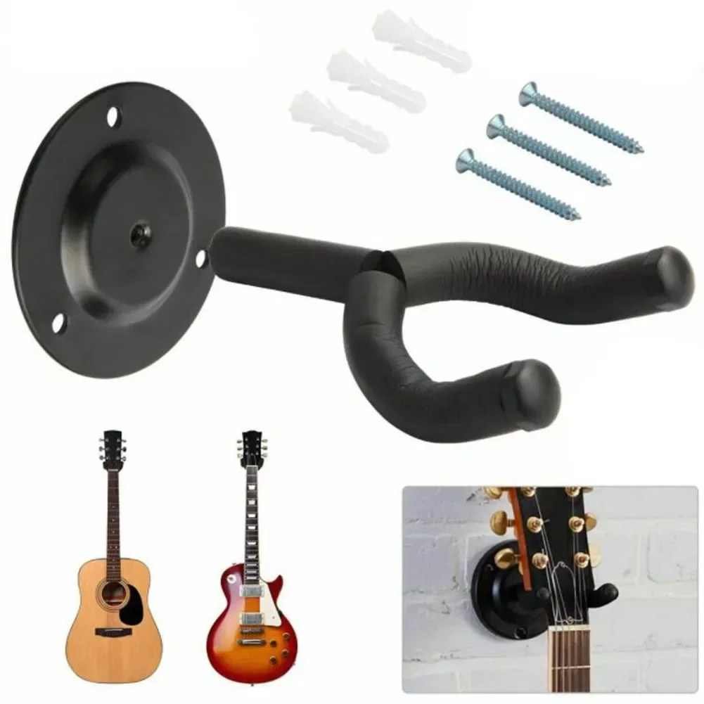 SPORTFUNSF Universal Wall Mount Guitar Stand Holder Guitar Display Hangers Racks Bass Bracket With Cushioned Arms Guitar Parts A