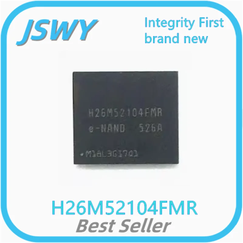 (1/10 piece) H26M52104FMR 16GB eMMC 5.0 version flash chip IC electronics 100% brand new original integrity first