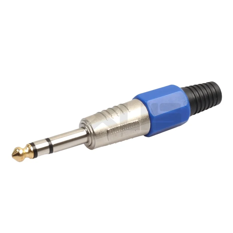 

Supply Blue Gold-plated XLR 6.35 Stereo Microphone Electric Guitar Audio Plug