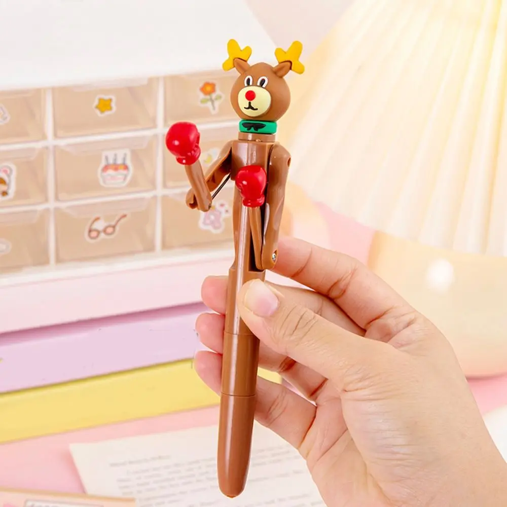 

Signature Interactive Boxing Pen Boring 1.0mm Fun Mechanism Fist Pen Press Ballpoint Pen Writing Boxing Fighting Pen Children