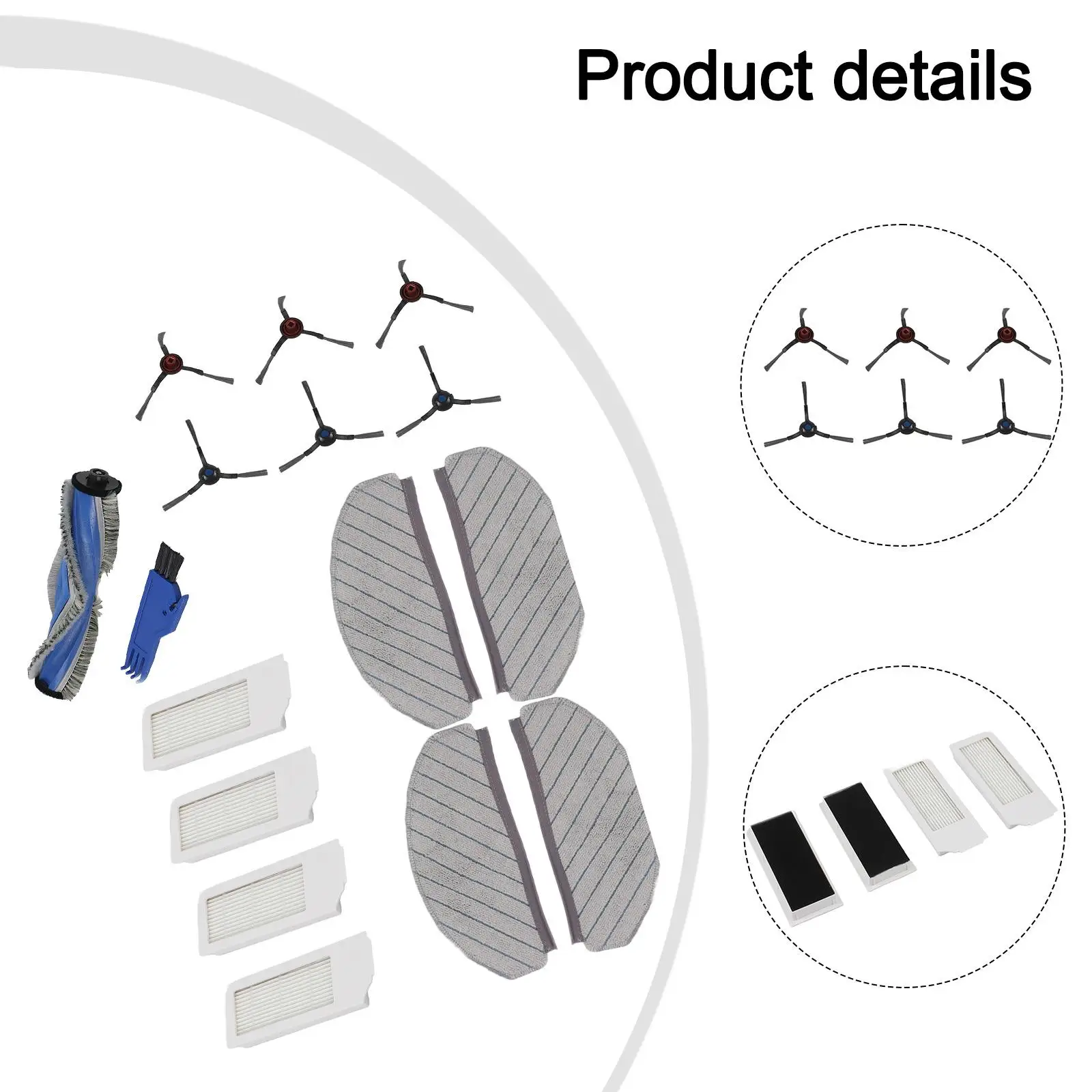 As Shown Vacuum Cleaner Parts Complete Vacuum Accessory for Kit Comprehensive for Cleaning Kit High Efficiency Filters