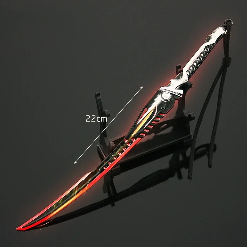 Bandai Swallowed Star Weapon Model 22cm Extreme Empty Blade Alloy Desktop Display Ornaments Car Keyring Collection Boys Gift Toy