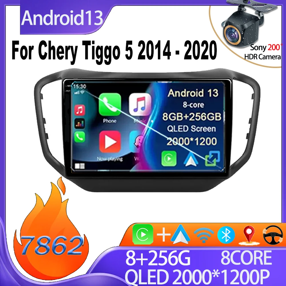 

Android 13 Radio For Chery Tiggo 5 2014 - 2020 Screen Rear Camera Mirror Link Intelligent System Carplay HDR QLED Dash Cam 5G