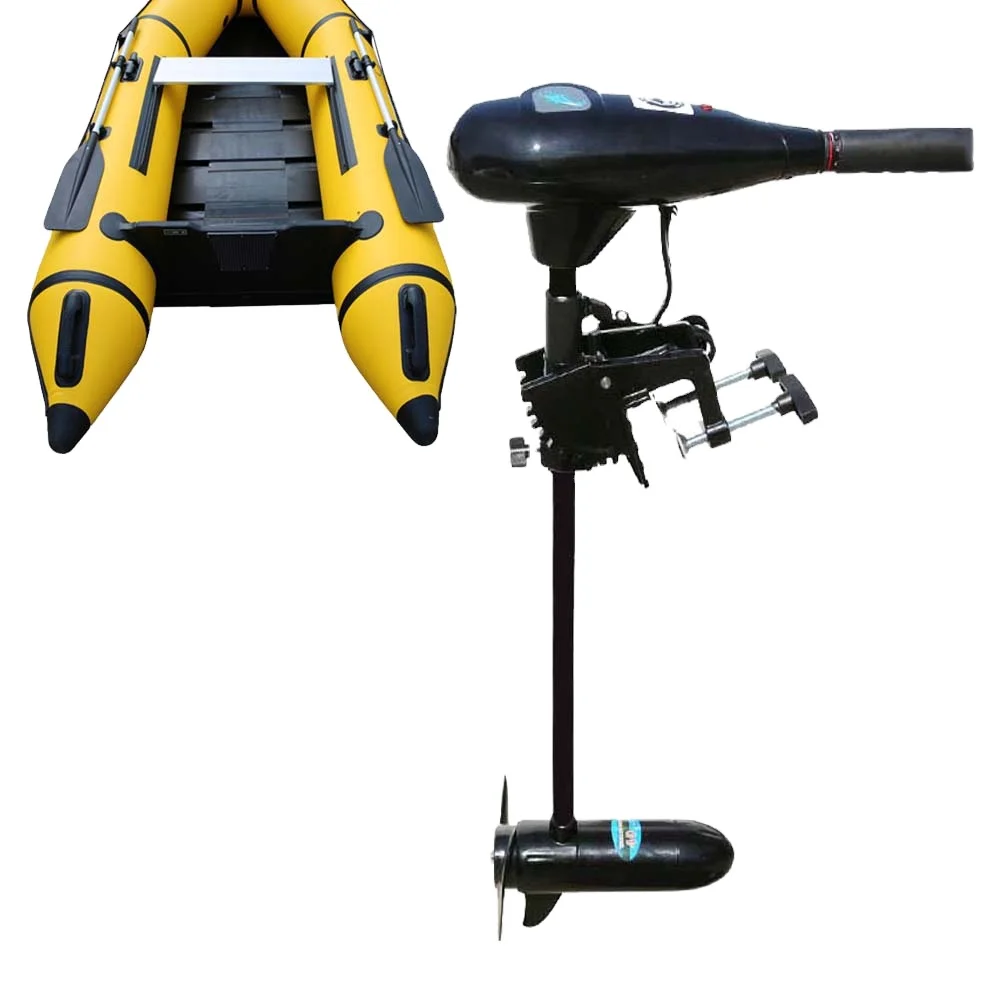 60 LBS 12 V Inflatable Fishing Boat Assault Kayak Accessories Speed Boat Engine Electric Outboard Motor for Sale