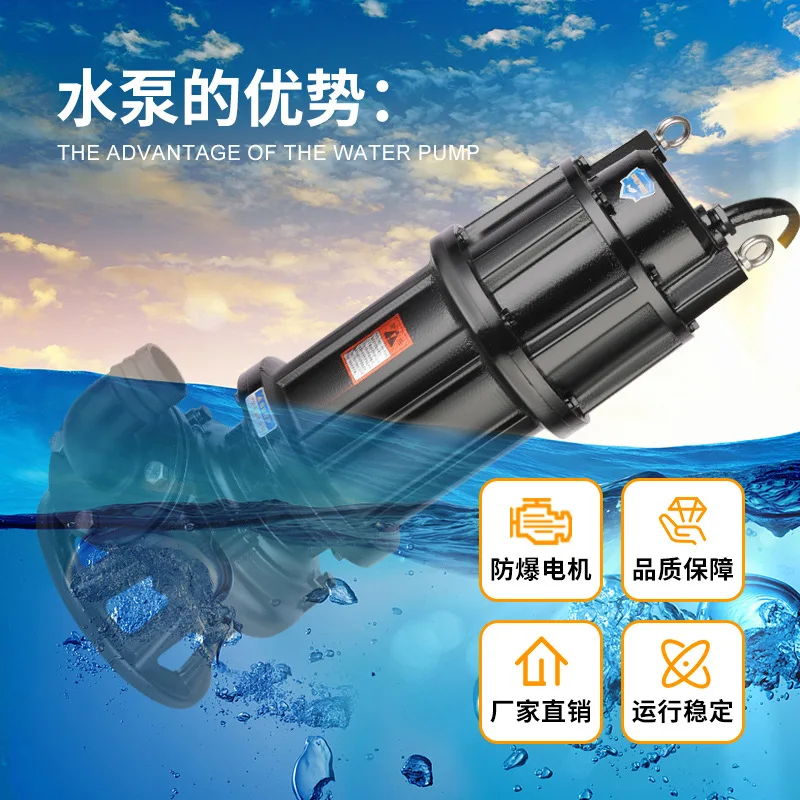 BWQ Mine Flameproof Submersible Sand Discharge Submersible Sewage Pump