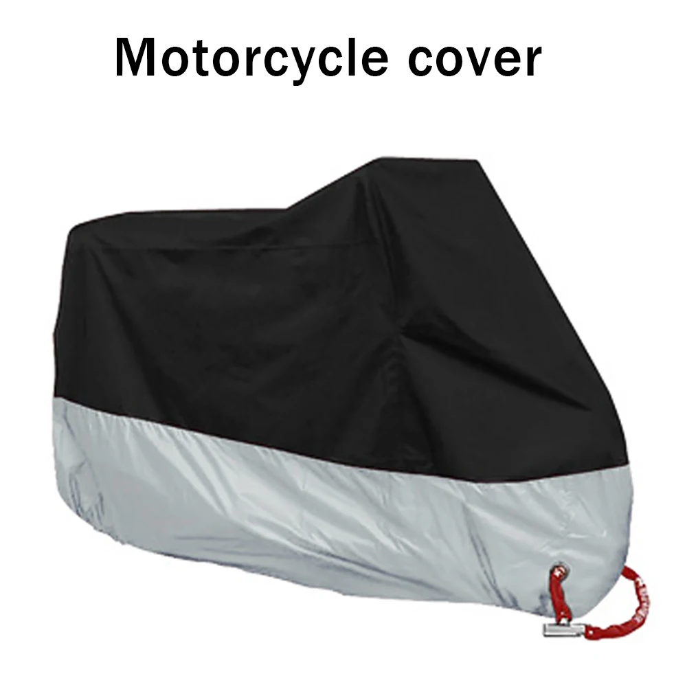 

Motorcycle cover, silver-coated motorcycle jacket, sunproof, rainproof and dustproof, can be used in all seasons
