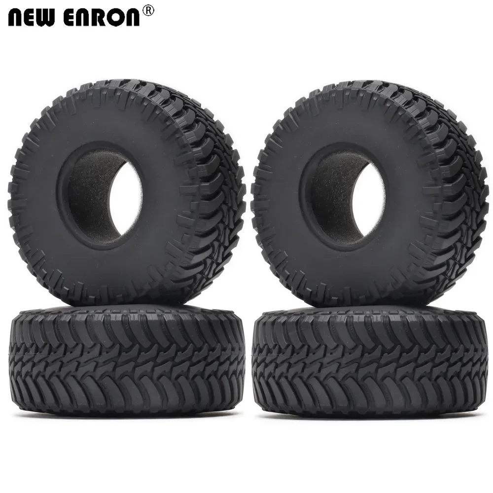 NEW ENRON Rubber 130mm Tyre Tires 2.2 inch for 1/10 RC BEADLOCK Rock Crawler Axial SCX10 II YETI Traxxas TRX-4 KM2 RR10