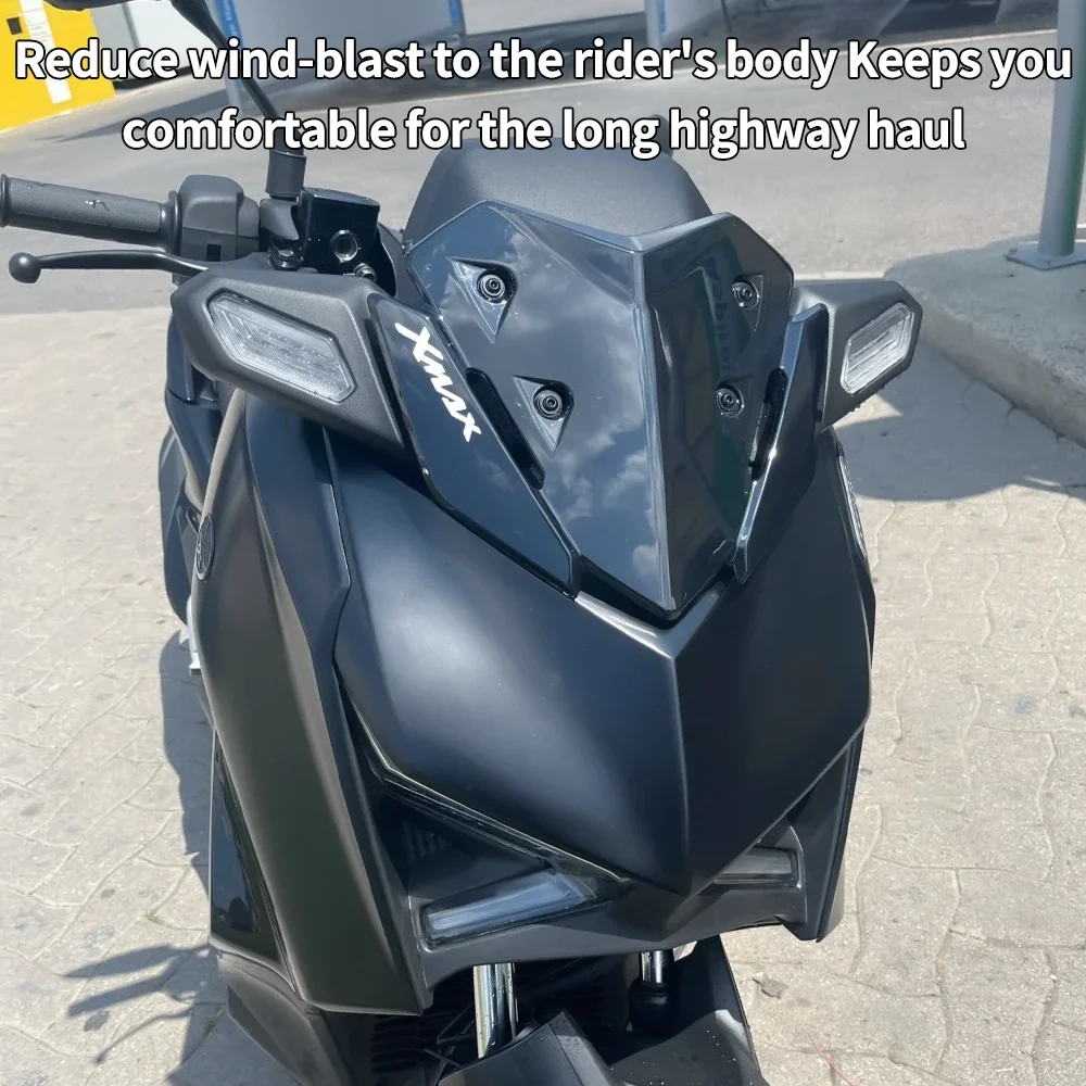 

Мотоциклетный дефлектор ветрового стекла для YAMAHA XMAX 300 XMAX 250 2023 2024 X-MAX 125 Tech MAX + 2025, лобовое стекло мотоцикла Viser
