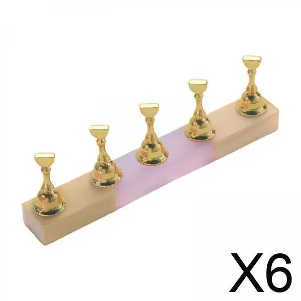 

Подставка для ногтей, деревянная основа из смолы для нажатия ногтей, держатель для дисплея «сделай сам», маникюрный инструмент, оборудование для салонов, принадлежности для украшения для начинающих