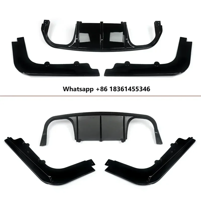 

For 3 Series E92 E93 M3 2008-2013Rear Diffuser & Lip Spoiler, Direct Fit