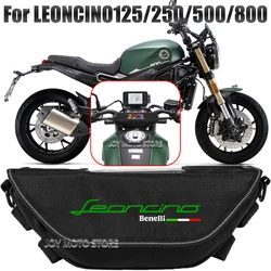 For Benelli leoncino125 250 500 800 Motorcycle accessories tools bag Waterproof And Dustproof Convenient travel handlebar bag