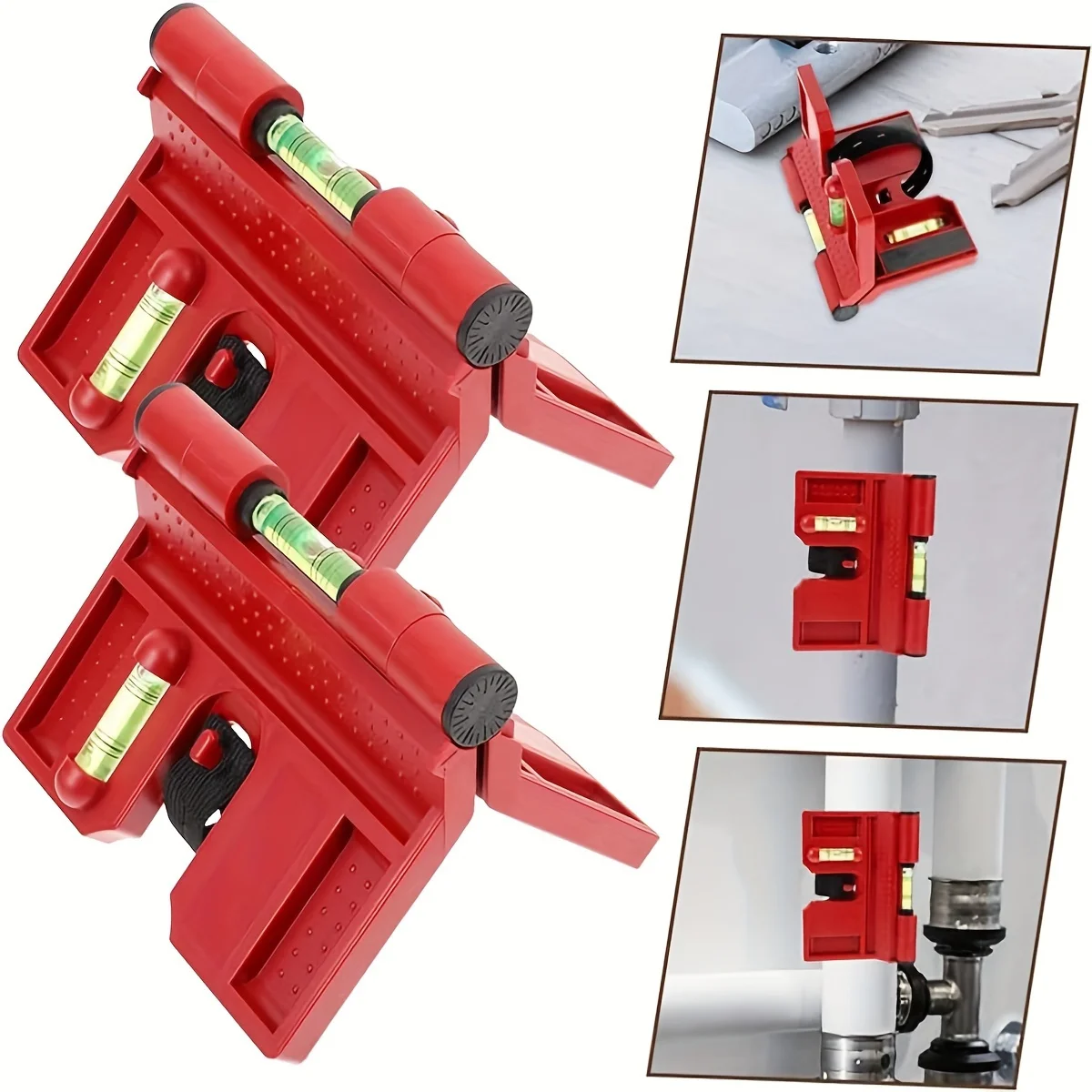 1 قطعة مستوى آخر مغناطيسي، مستوى آخر مغناطيسي قابل للطي مع حلقة مرنة للعمل بدون استخدام اليدين #1