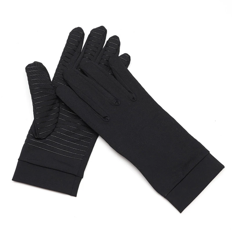 Women Men Gloves Copper Fiber Spandex Touch Screen Tips Gloves for Running Sports Winter Warm Football Hiking Driving Gloves