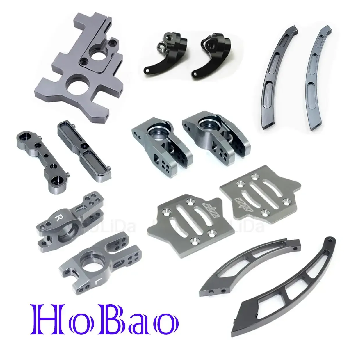 HOBAO Upgrade Part Rear Hub Carrier Prop UP Chassis Guard Plate Arm Holder Rear Axle Motor Mount CVD for 8SC/H9 VS MT ST Mini TT