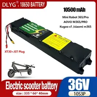 10S3P electric scooter battery 36V, suitable for Mini Robot 365, AOVO M365/PRO, Xiaomi M365，Kugoo S1 battery,  built-in BMS