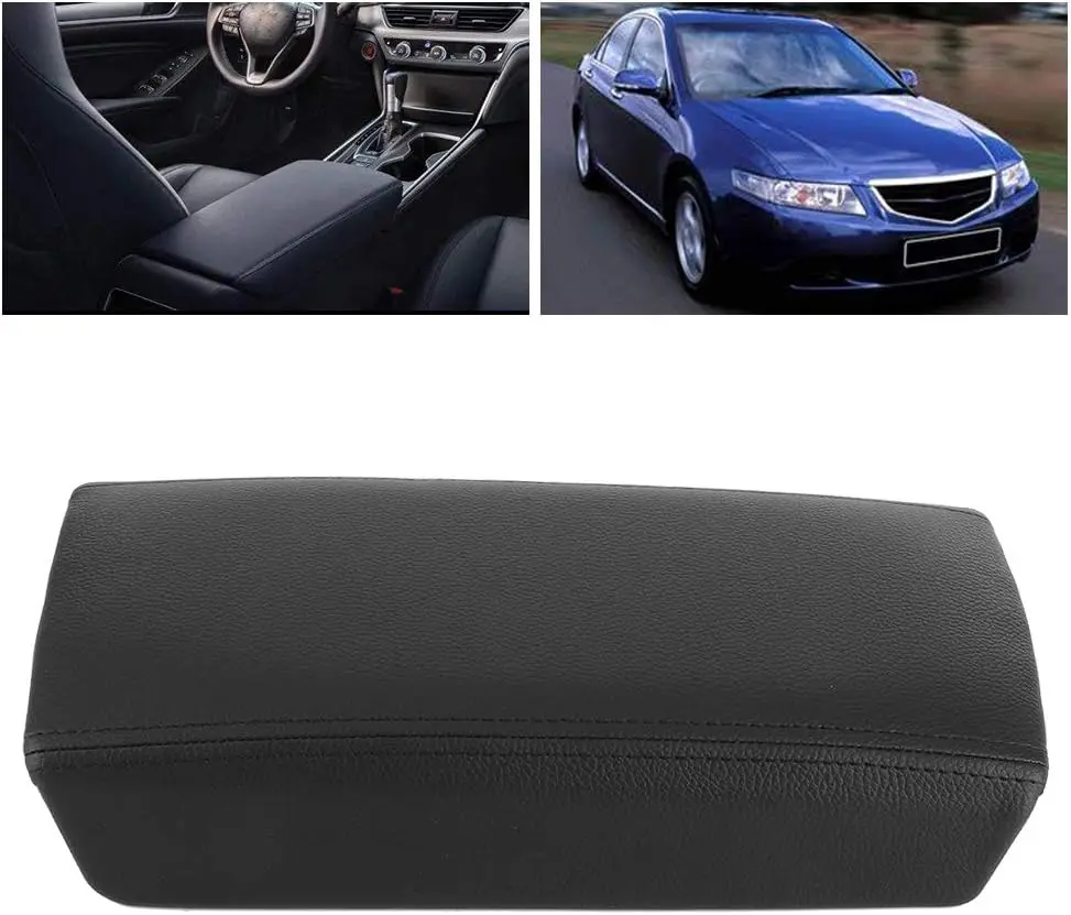 

Center Console Armrest Lid Central Box Cover Cap Fit for Honda Accord 7th 2003‑2007Black Center Console