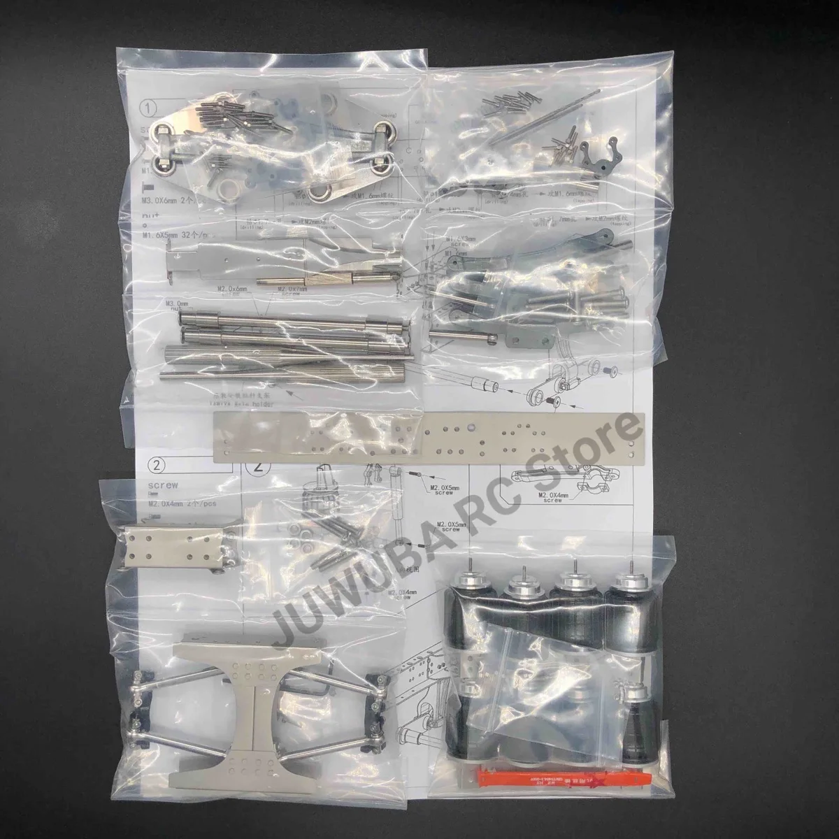 RC 1/14 Truck Airbag Suspension System XG8QN-TY-1 For Tamiya LESU RC Tractor Truck Radio Control 1 14 RC Truck Parts Accessories