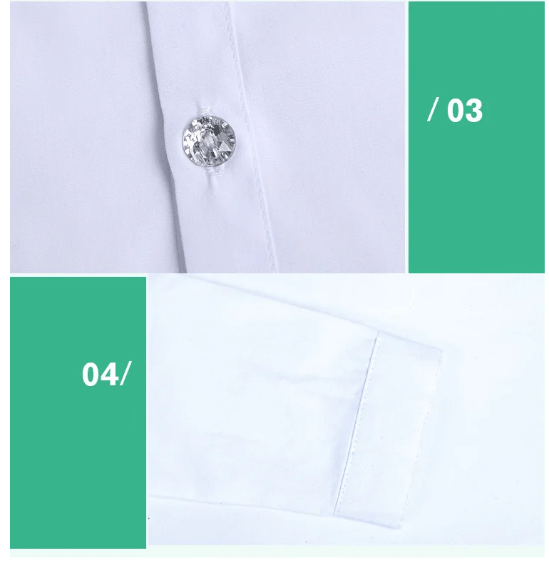 Baby Kleinkind Teenager Kleidung Schuluniform Jungen Shirts Weiß Lange Hülse Drehen-unten Kragen Kinder Shirt Für Jungen Kinder tops – Detail 3