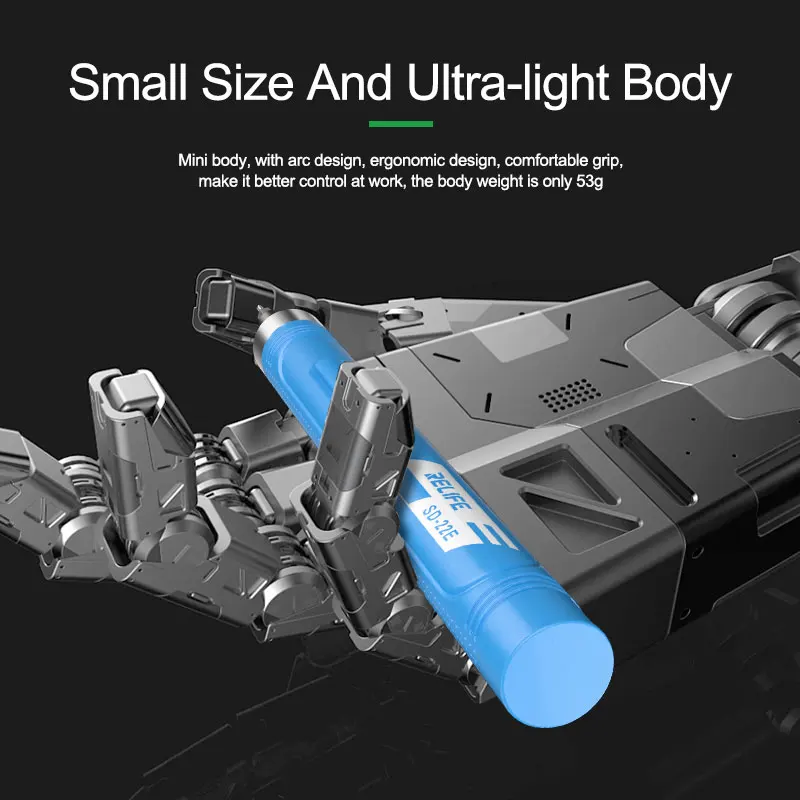 RELIFE SD-22E Precision Electric Screwdriver 6 Types of 10 Precision Bits Rechargeable Lithium Battery Type-C  Strong Power