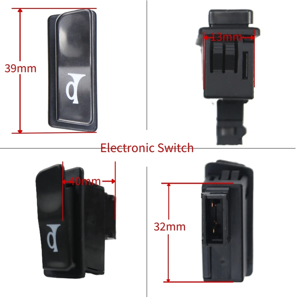 Motorcycle Horn Button Switch For GY6 125cc 150cc Scooter Moped 152QMI 157QMJ Engine