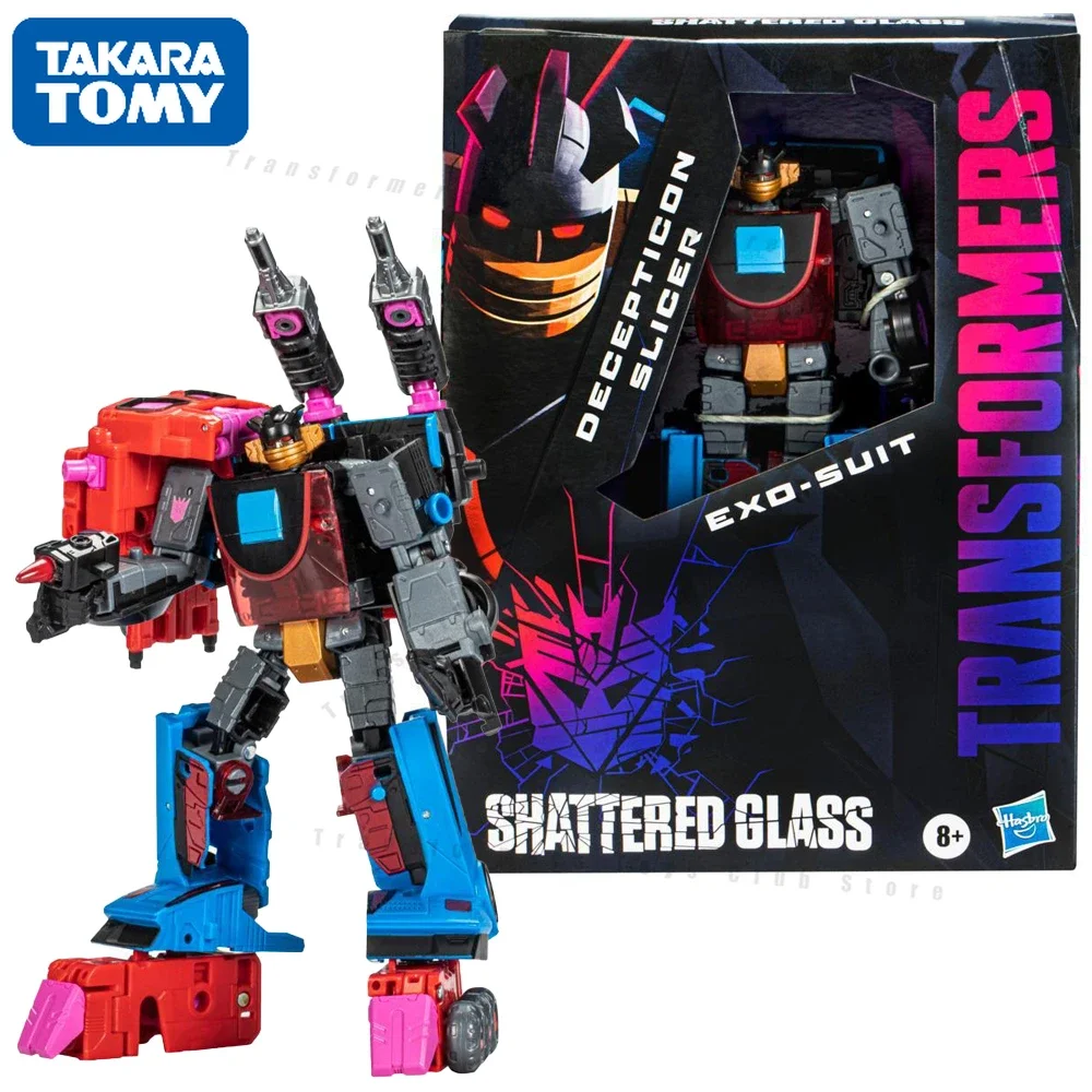 In Stock Takara Tomy Transformers Shattered Glass Collection Slicer Action Figures Collectible Robot Model Toys F6280