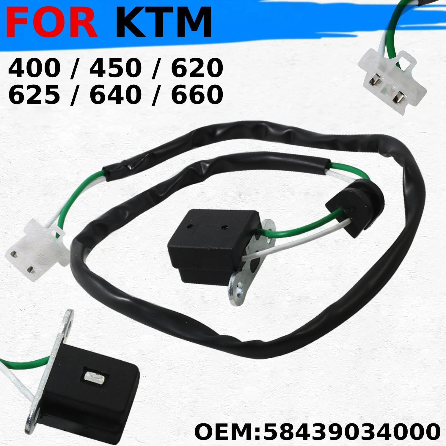 

PULSER COIL For KTM 400 450 620 625 640 660 EGS-E END.Six Days Winner LC4 R SXC R XC e SMC Duke Rallye Customer Bike 58439034000