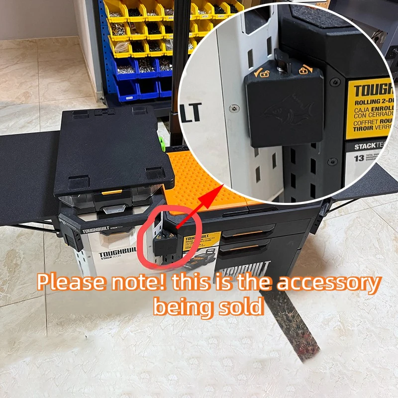 Special for TOUGHBUILT Toolbox Lateral Link Modules Quick Splicing Toolbox Lateral Link Module Tool Free Disassembly Assembly