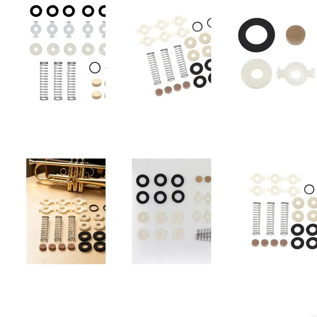 27 Piece Repair Parts Set for Trumpet and Cornet Maintenance Needs 24BD