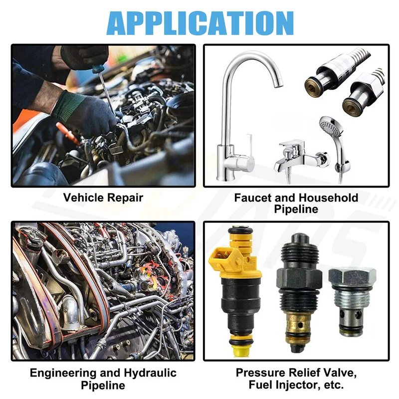 

AA63 ГОРЯЧИЕ 1200 шт. уплотнительное кольцо, уплотнительная шайба, черное резиновое уплотнительное кольцо, сантехническая прокладка, маслостойкий высокотемпературный комплект для уплотнения