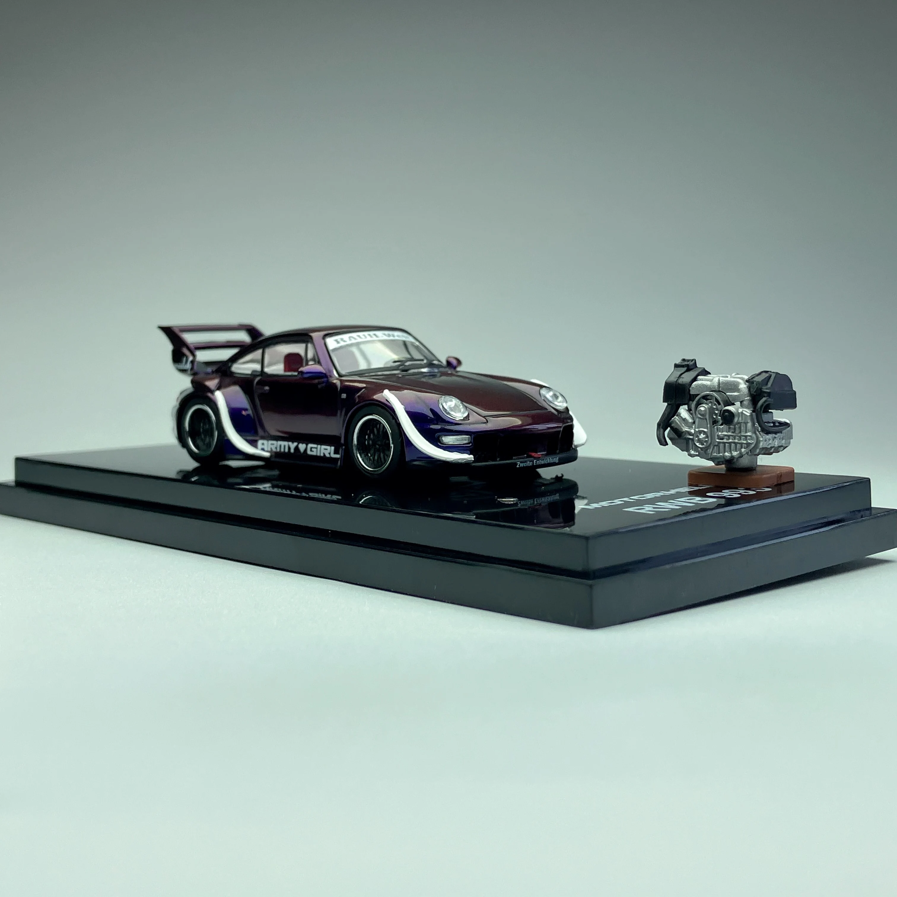 MH 1/64 Scale 911 RWB 993 Diecast Car Model Toy Gift NIB Diecast Model Car Alloy