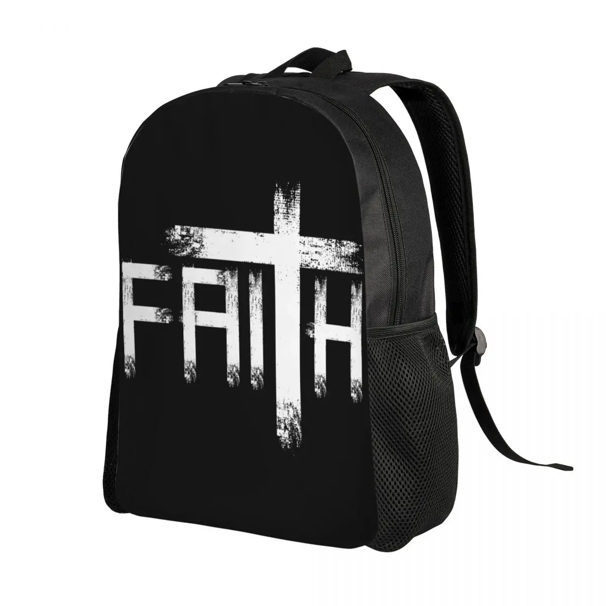 Customized God Preacher Jesus Believer Christian Backpack Faith Religious School College Travel Bags Bookbag Fits 15 Inch Laptop