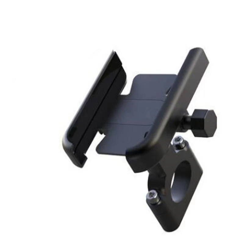 

Aluminum Alloy Motorcycle Bike Bicycle Mobile Phone Holder for 4-7 inch Smartphone Riding GPS Navigation Stand Handlebar Mount