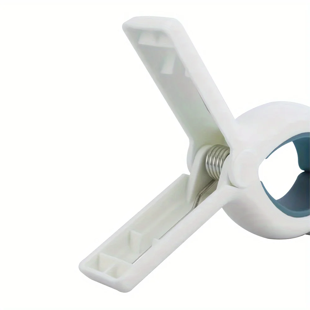 6 قطع من مشابك مناشف الشاطئ، دبابيس ملابس بلاستيكية شديدة التحمل، مشابك تجفيف اللحاف، مشابك ملابس مقاومة للرياح