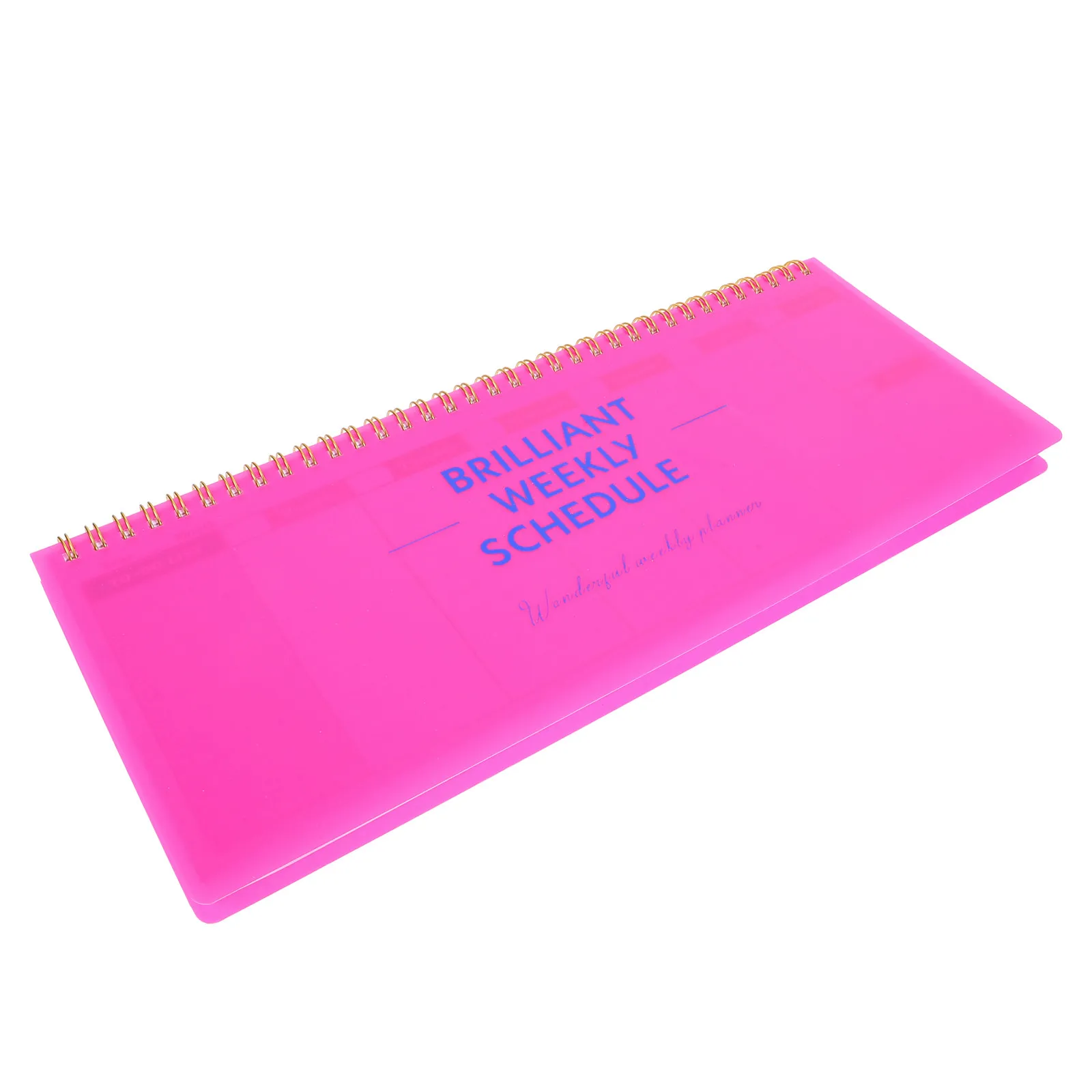 

Undated Weekly Planning Pad English Horizontal Layout Premium Smooth Paper Prevents Ink Bleed Tear Off Notepad for Work Desk