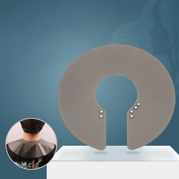 이발사 실리콘 미용 케이프, 방수 헤어 컬러링 랩, 어깨 커버 패드, 목 망토, 스타일링 도구, 살롱 액세서리