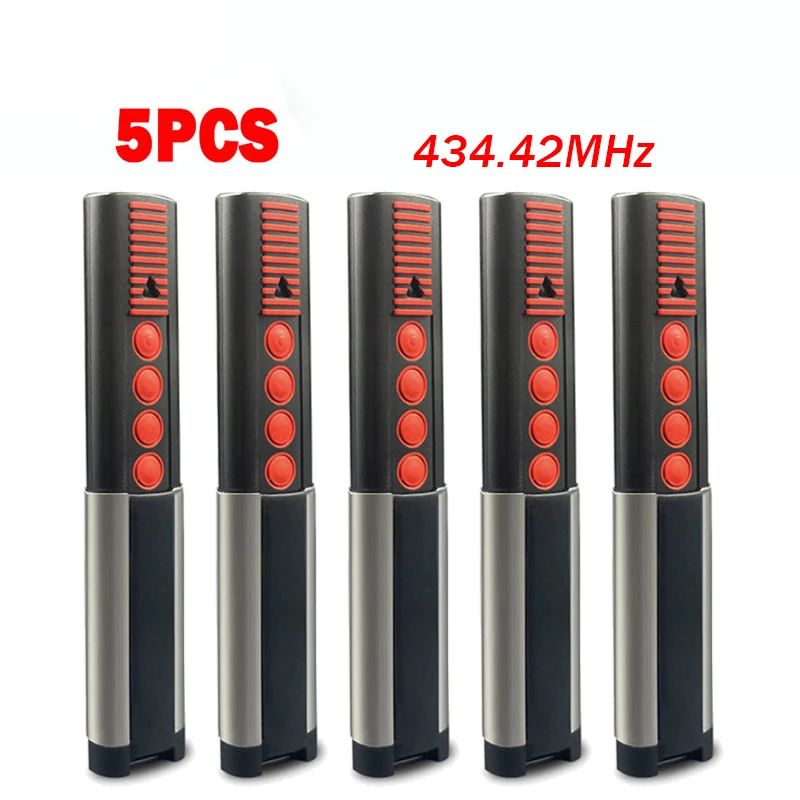 

5PCS SOMMER 434.42MHz TX03-434-4-XP Gate Remote Control For SOMMER TX03-434-2 TX02-434-2 Garage Door Remote Control Transmitter