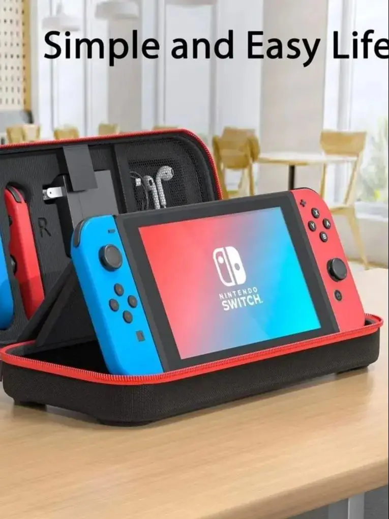 Etui do przenoszenia Switch OLED Odpowiednie do Joycona i zasilacza sieciowego Przenośna torba z twardą skorupą Przenośna torba podróżna — zdjęcie produktu 7