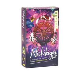 Nishikigoi Tarot 78pcs 10.3*6cm English Version Divination Board Games Kit Party Astrology Cards Oracle